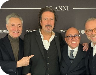 Il team di Polo Informatico festeggia i 25 anni di attività